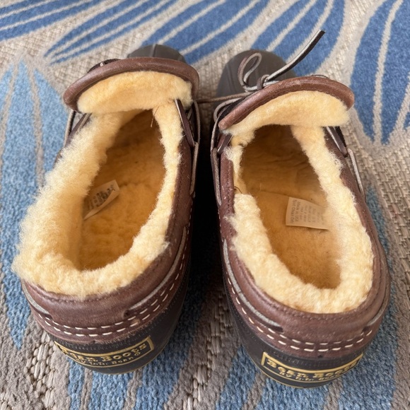 Bean Boots by LL Bean Women’s Shearling Lined Gumshoe Boots Made USA Size 10 - Picture 4 of 8